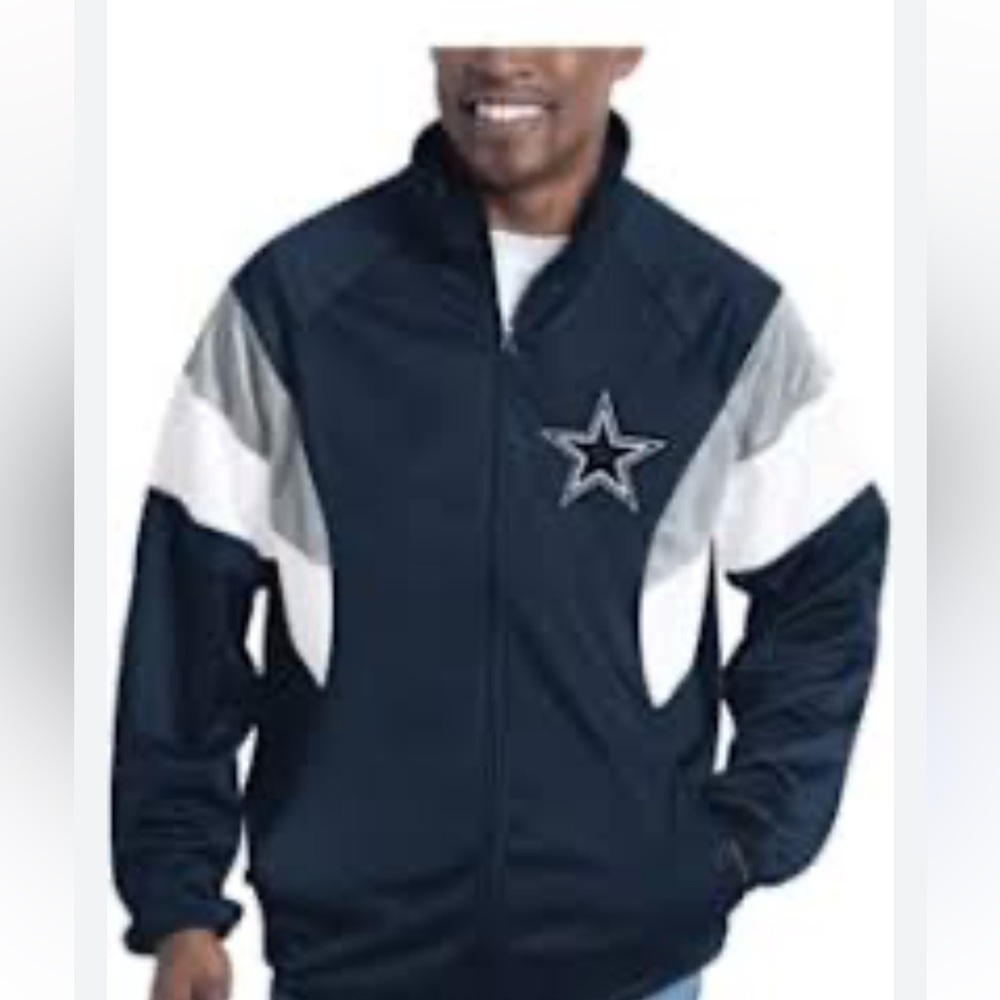 Authentic Vintage NFL Full Zip Dallas Cowboys Track Jacket EUC